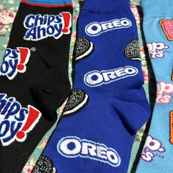Socks! 4 pack of brand new, never been worn socks! Snack socks, cookie 🍪 socks. - Picture 5 of 5